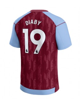 Moški Nogometna dresi replika Aston Villa Moussa Diaby #19 Domači 2023-24 Kratek rokav
